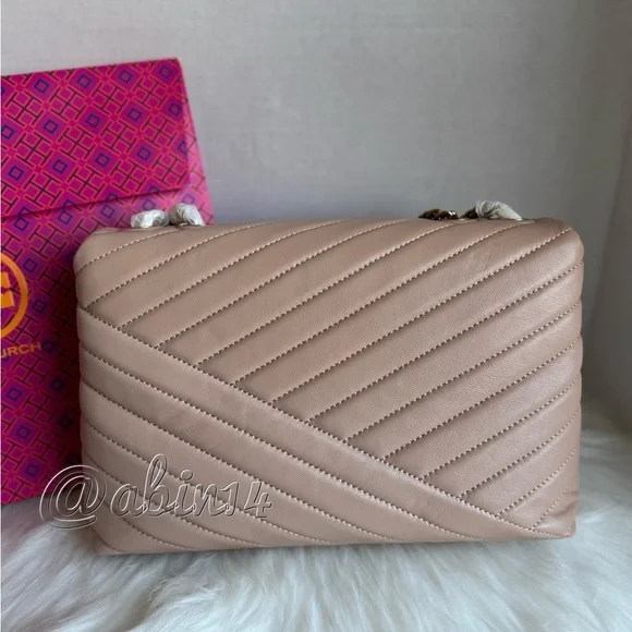 NWT Tory Burch Kira Leather Convertible Shoulder Crossbody Bag ( Larger Size)